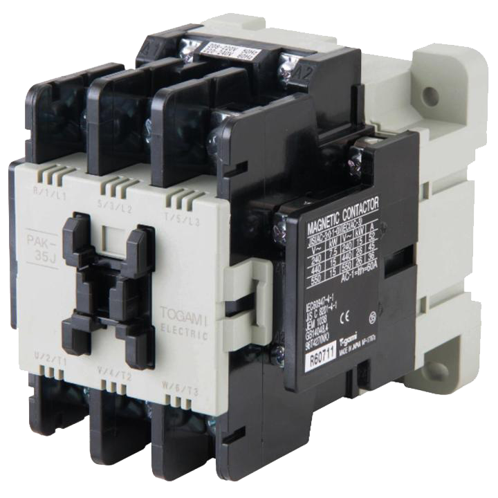 TOGAMI PAK-35J MAGNETIC CONTACTOR AC240V (26KW / 45A)