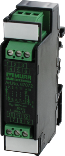MURRELEKTRONIK 67040 MKS - D 10/1300-1 M DIODE MODULES MOUNTING RAIL / SCREW-TYPE TERMINAL