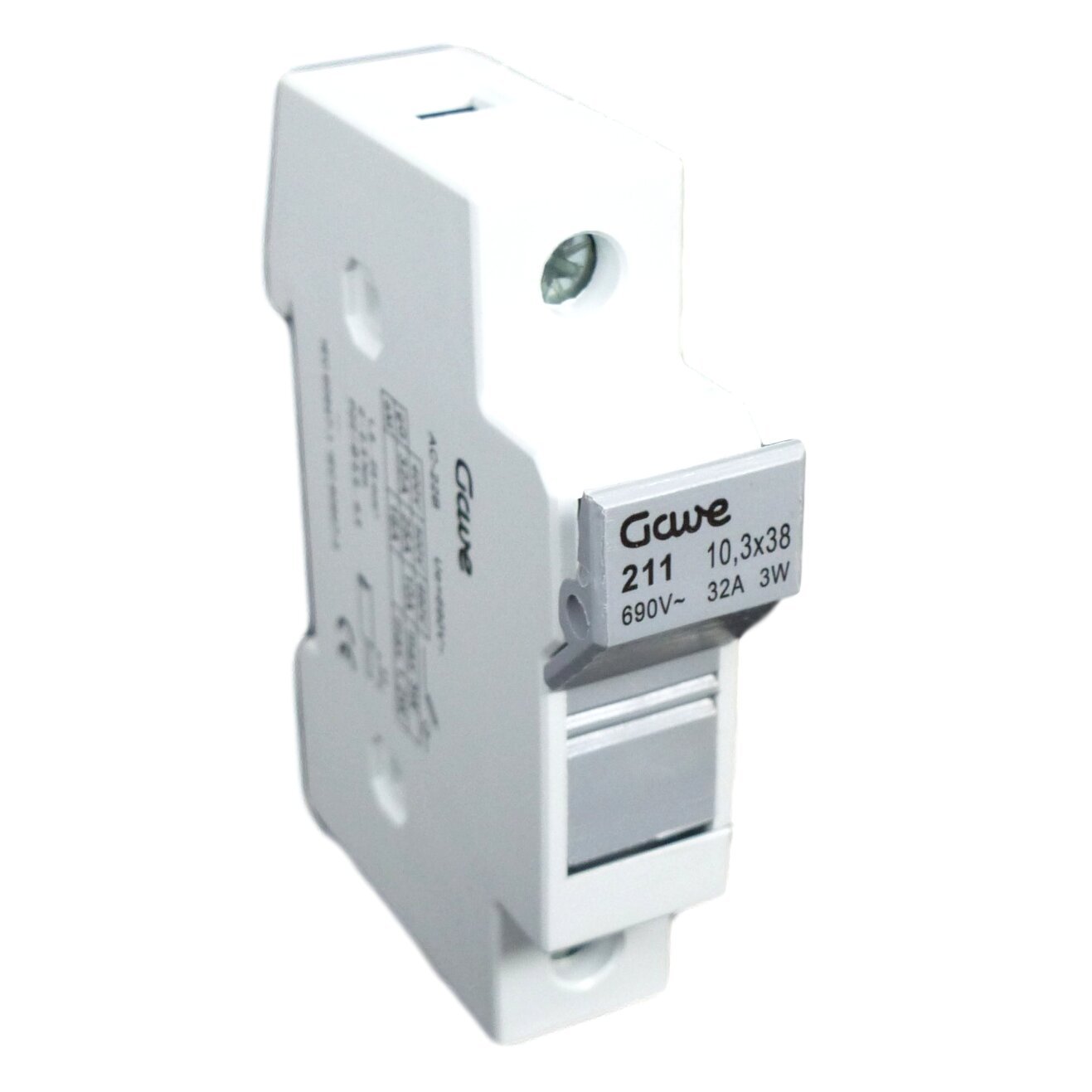 FUSEHOLDER 10X38 1P 32A.DIN RAIL