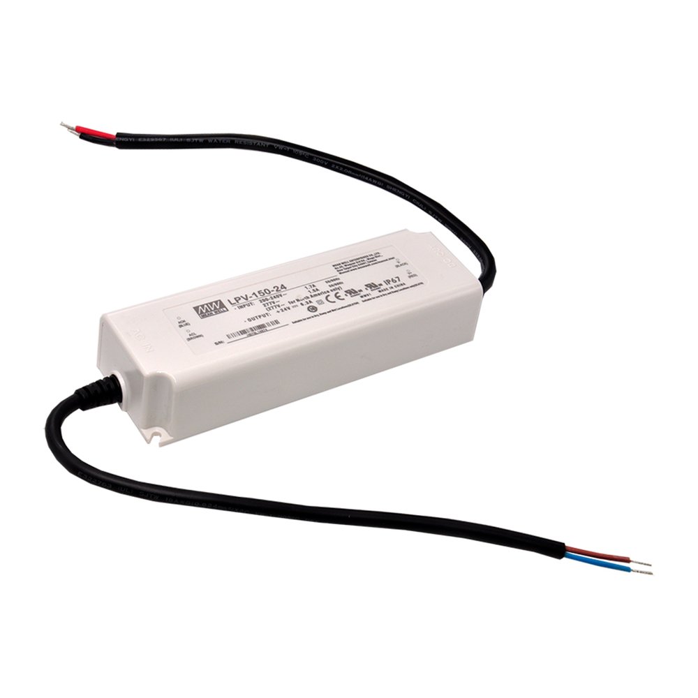 MEANWELL LPV-150-24 WATERPROOF LED POWER SUPPLY 150W 24VDC 6.3A IP67