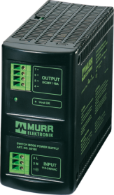 MURRELEKTRONIK 85165 MCS-B POWER SUPPLY 1-PHASE 100-265VAC 24VDC 10A