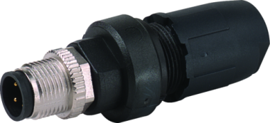 7000-12511-0000000 M12 FIELD-WIREABLE PLUG HOUSING FEMALE STRAIGHT SCREW CONNECTIONS 4-P - MURRELEKTRONIK