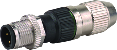 7000-12481-0000000 M12 FIELD-WIREABLE PLUG HOUSING MALE STRAIGHT SCREW TERMINATION 4-PIN - MURRELEKTRONIK