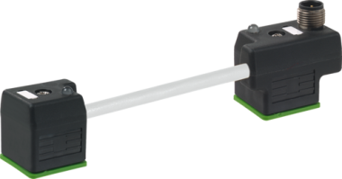 7000-41521-2160000 M12 MALE TO M12 FEMALE ADAPTER PROFILE PVC SHIELDED SIGNAL LINE - MURRELEKTRONIK