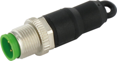 7000-13461-0000000 M12 FEMALE 90 ANGLED FIELD WIREABLE CONNECTOR SCREW TYPE SLOTS - MURRELEKTRONIK
