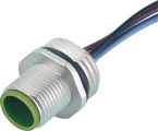 7000-13501-9710050 M12 MALE STRAIGHT TO M12 FEMALE STRAIGHT PUR CABLE 4X0.34 GRAY 0.5M - MURRELEKTRONIK