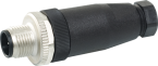 7000-12721-0000000 M12 FEMALE STRAIGHT FIELD-WIREABLE CONNECTOR IDC TERMINAL 4-POLE - MURRELEKTRONIK
