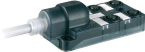 8000-84410-3330300 EXACT8 DISTRIBUTION BOX 4-WAY 4-POLE M8 SLOTS WITH PUR CABLE 3M - MURRELEKTRONIK