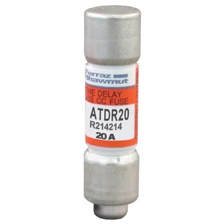MERSEN ATDR20 TIME DELAY FUSE 20A 600VAC 10X38 CLASS CC