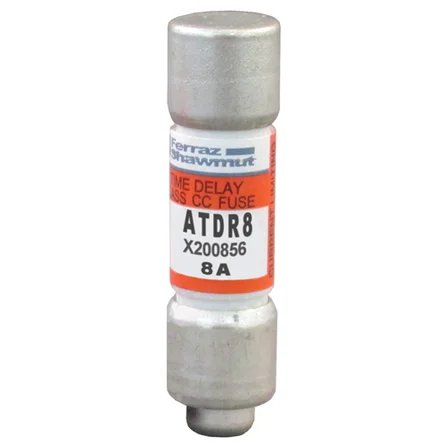 MERSEN ATDR8 TIME DELAY FUSE 8A 600VAC 10X38 CLASS CC
