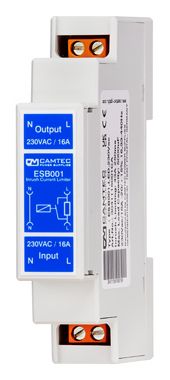 Alternative view of ESB001.24.230VAC INRUSH CURRENT LIMITER / PROTECTION 230VAC 16A, 16⅓ Hz – 440Hz,- 40°C ... +55°C - CAMTEC GERMANY